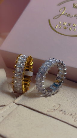 Baguette Ring Silver