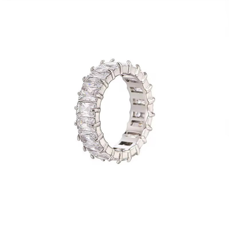 Baguette Ring Silver