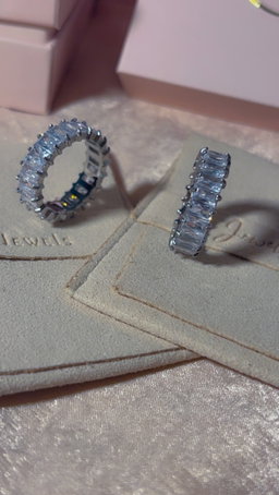 Baguette Ring Silver