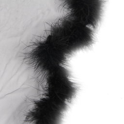 Luxurious Black Robe with fur