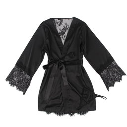 Satin and Lace morning Gown