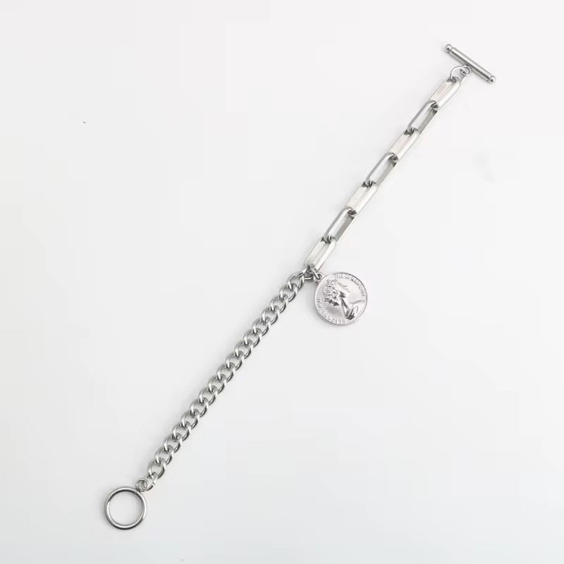Coin Charm Bracelet (Gold & Silver)_4