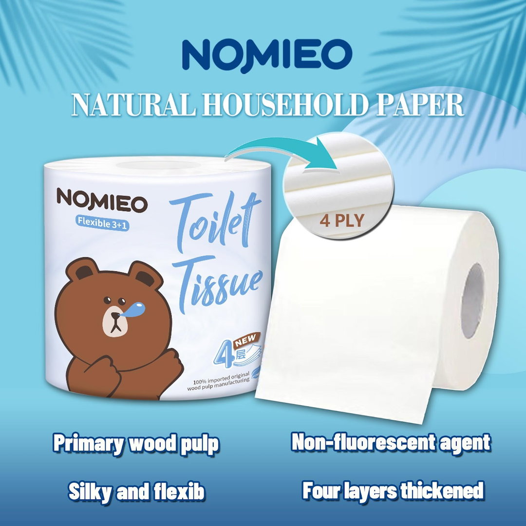 [CARTON] Nomieo 4PLY Toilet Paper (30 rolls)