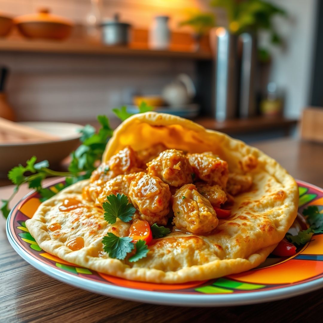 Faratha poulet _0