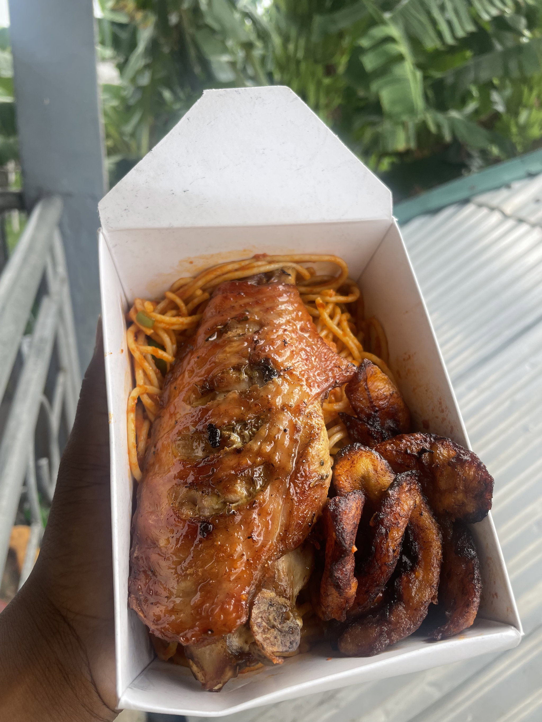 Pasta With Turkey and plantain_0