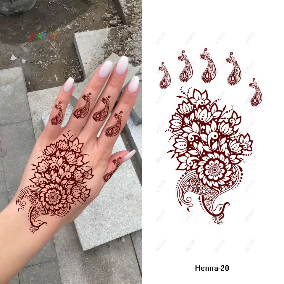 حناء و وشؤم موقتة سريعة الاستخدام _0