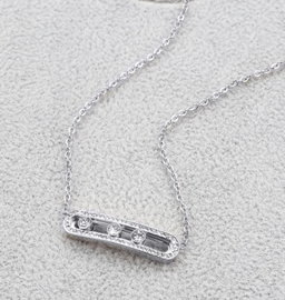 Celeste Trio Pendant Silver
