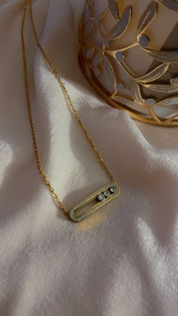 Celeste Trio Pendant Gold