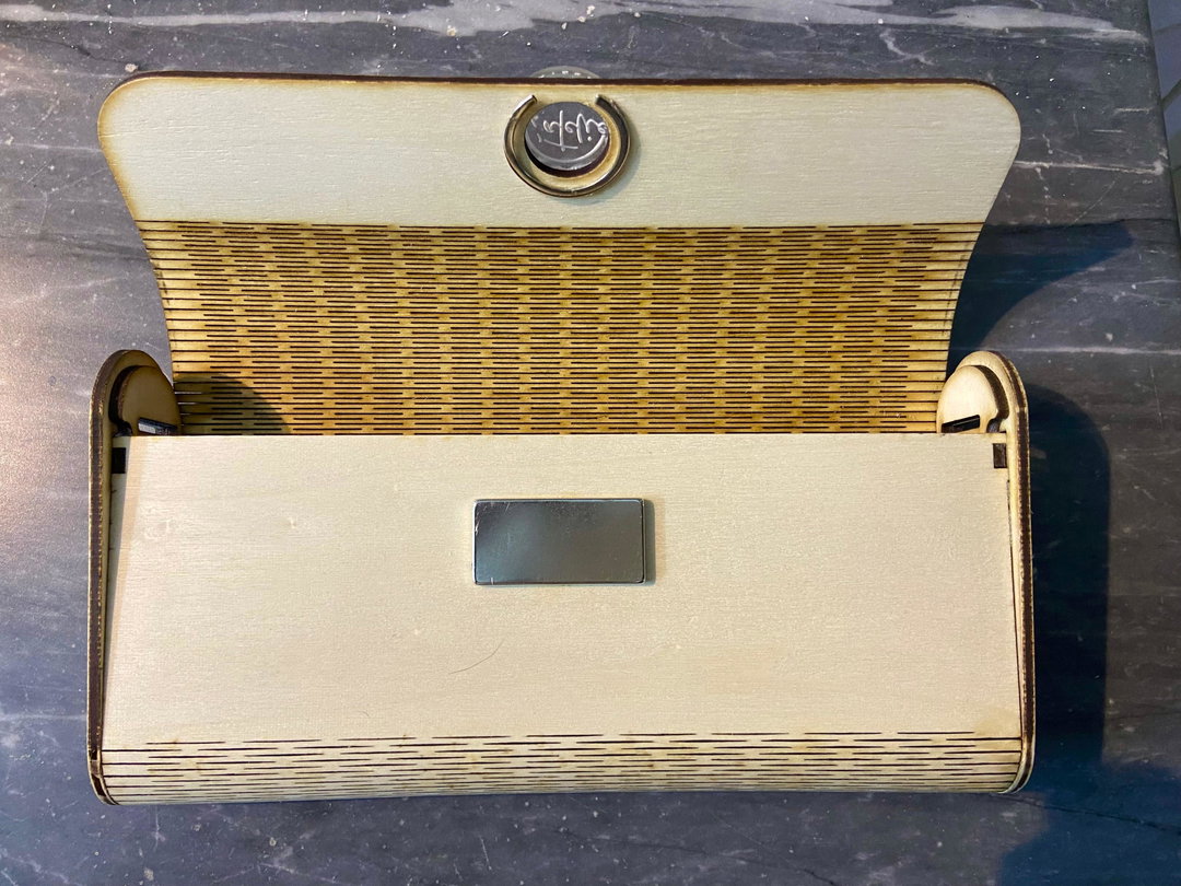 Wooden purse