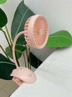 RECHARGEABLE DESK CLIP FAN