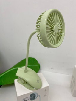 RECHARGEABLE DESK CLIP FAN