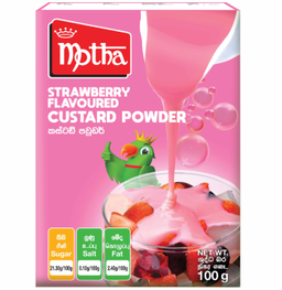 226 MOTHA CUSTARD POWDER STRABERRY 100G 
