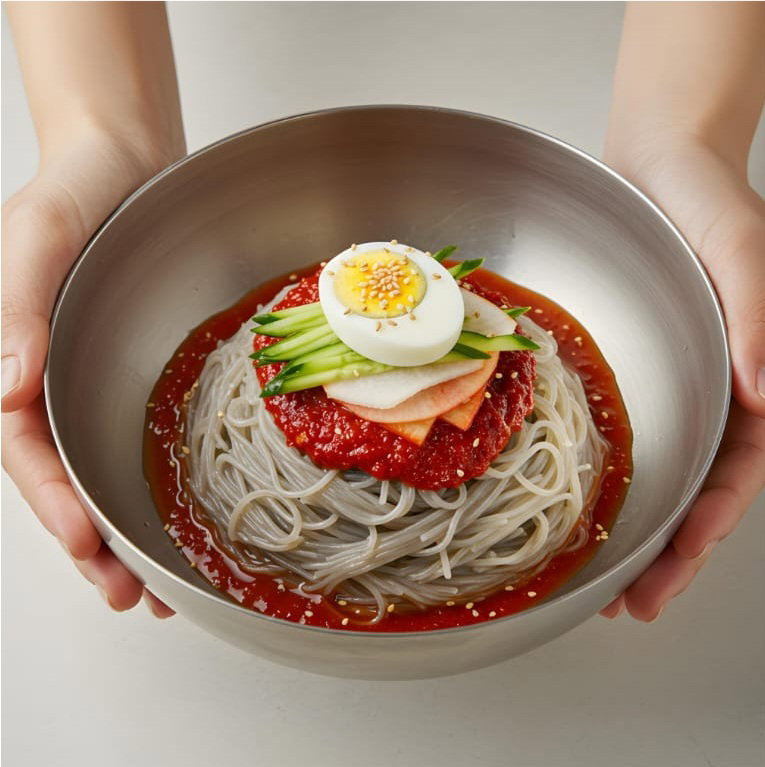 Bibim naengmyeon – Spicy Cold Noodles (2 servings)_0