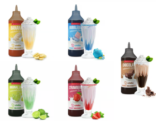 Milk Shake Syrup 1lt-Chilla 