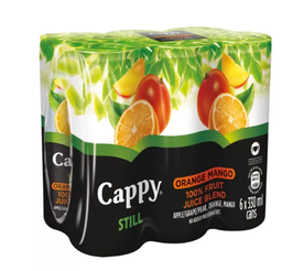 Cappy Still  Fruit Juice Blend Cans 6 x 330ml