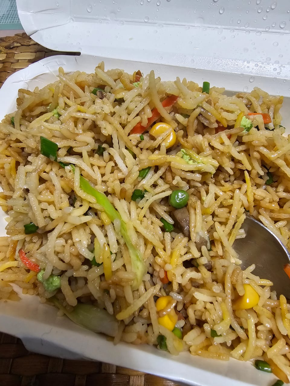 Riz frite veg