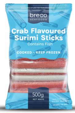 Crab Flavoured Surimi Sticks 500g 