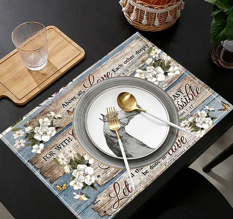 Heavenly Whispers Bible Inspired Placemats - Set of 4_1