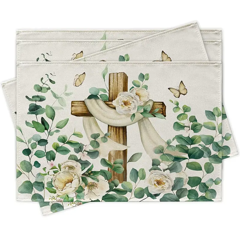 Heavenly Whispers Bless This Home Placemats - Set of 4_0