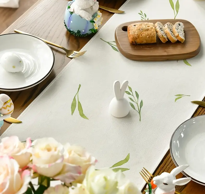 He Has Risen! A Blessed Wreath Table Runner - 184 x 34cm_2