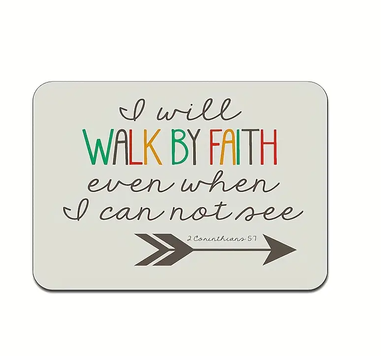 Mouse Pad - Walk by Faith - 24x20cm_0