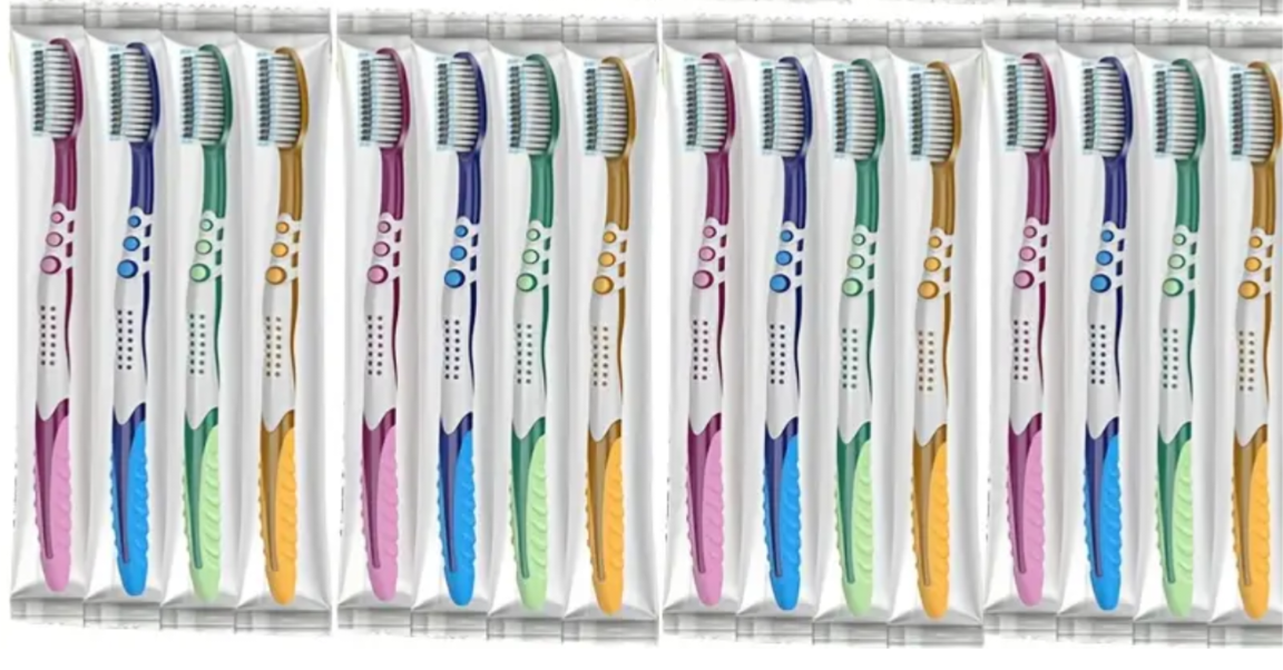 Toothbrushes, Each Wrapped Individually, Featuring Medium Soft Or Hard Bristles_4