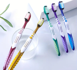 Toothbrushes, Each Wrapped Individually, Featuring Medium Soft Or Hard Bristles