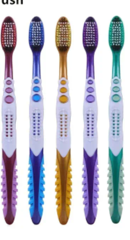 Toothbrushes, Each Wrapped Individually, Featuring Medium Soft Or Hard Bristles