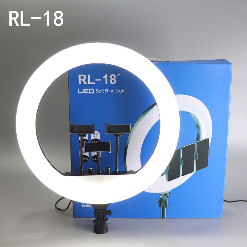 LED RING SELFIE LIGHT RL-18" / SOFT RING LIGHT +COMMANDE 18 POUCE_1