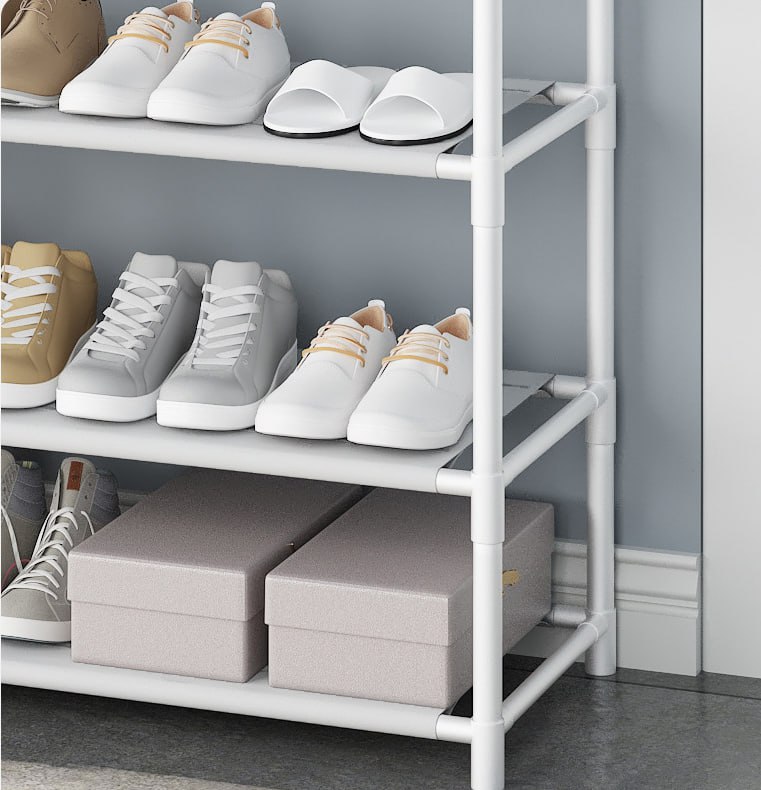 CLOTH HANGER SHOE RACK 4L 80CM NO COVER_3