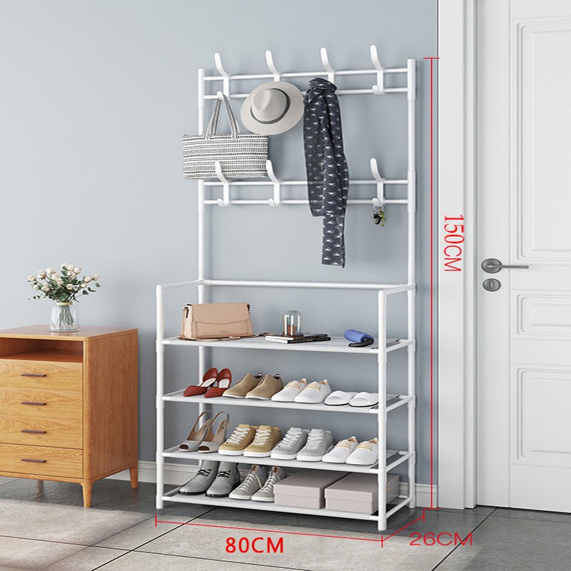 CLOTH HANGER SHOE RACK 4L 80CM NO COVER_5
