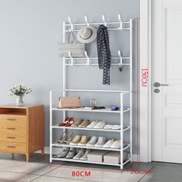 CLOTH HANGER SHOE RACK 4L 80CM NO COVER