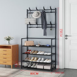 CLOTH HANGER SHOE RACK 4L 80CM NO COVER