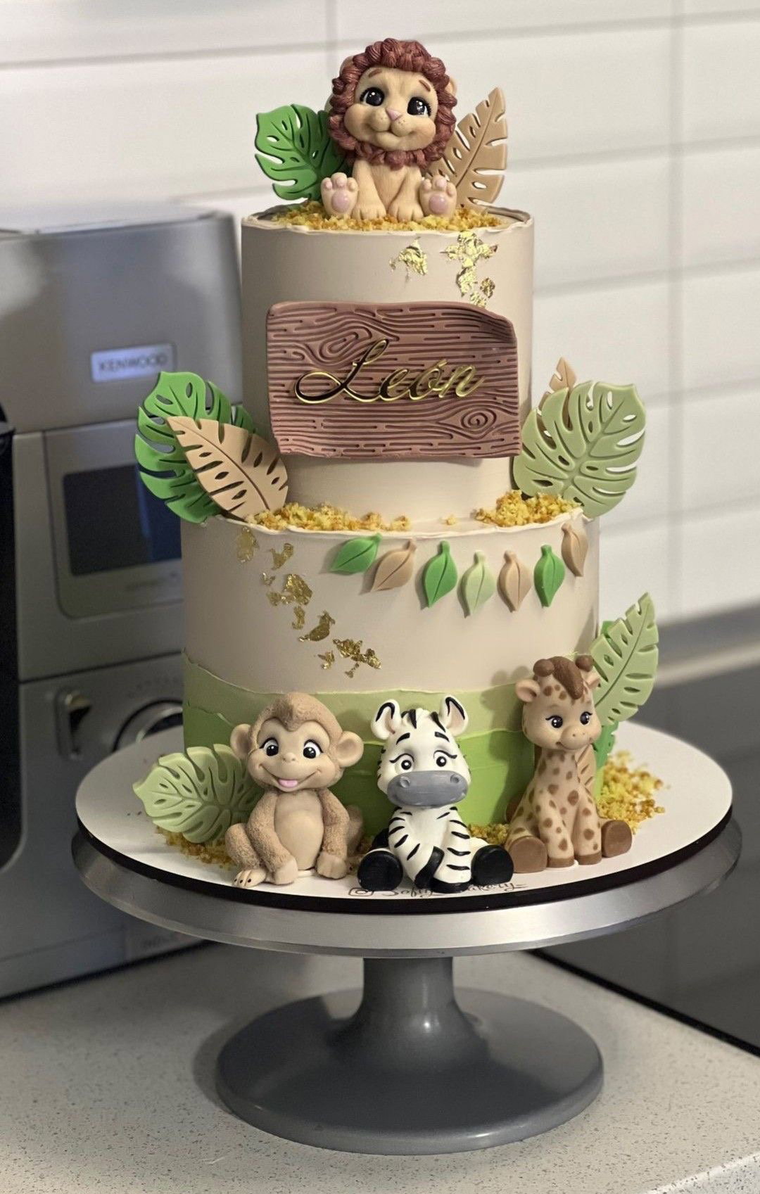 2 tiered Fondant Cakes_0