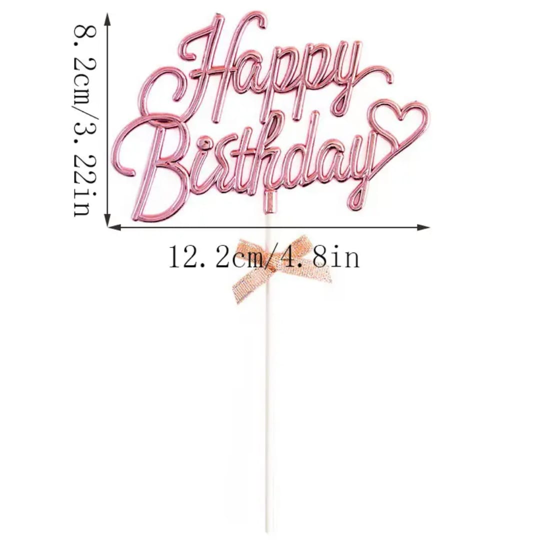 Cake Topper Party Time 3D_3
