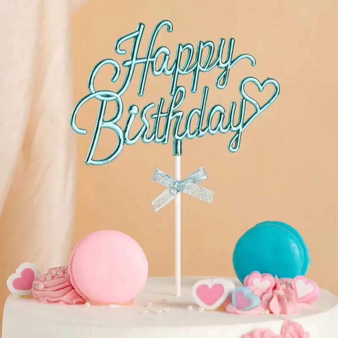 Cake Topper Party Time 3D