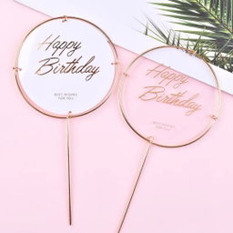 Cake Topper de Cobre