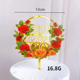 Cake Topper de Happy Birthday