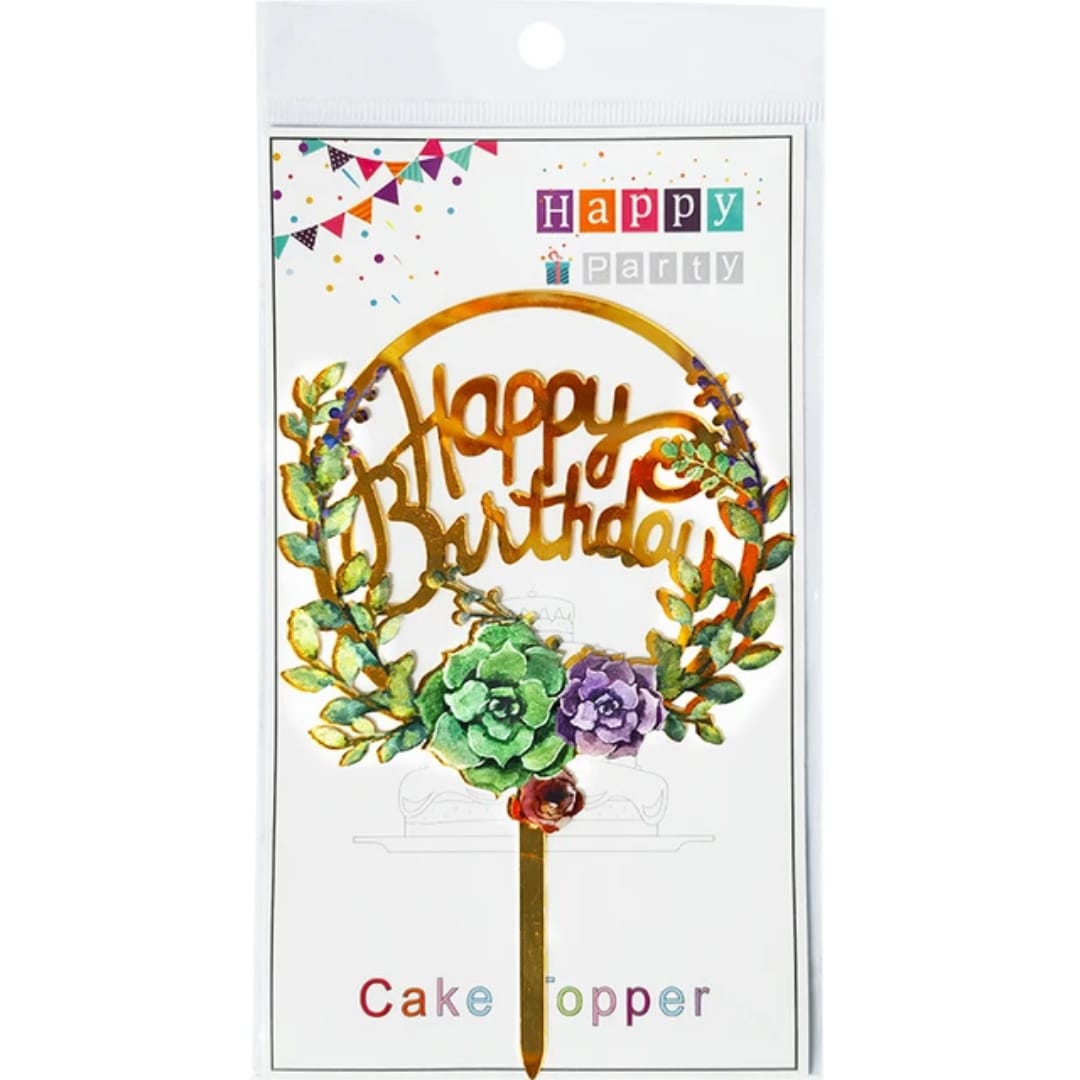 Cake Topper de Happy Birthday_5