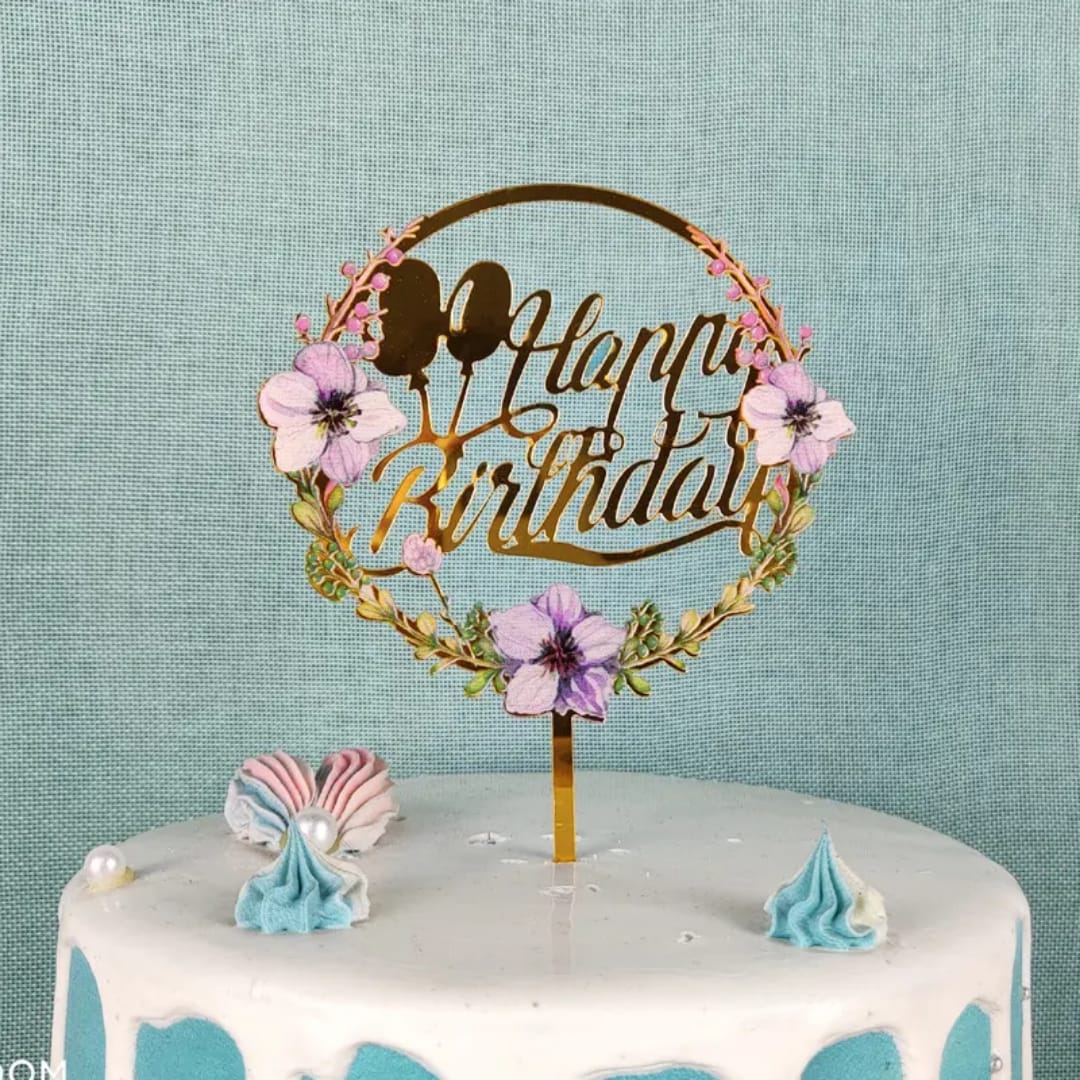 Cake Topper de Happy Birthday_6