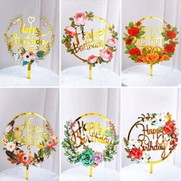 Cake Topper de Happy Birthday
