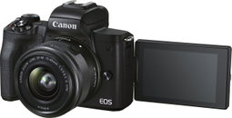 Canon EOS M50 Mark II Noir VLOGGER KiT + EF-M 15-45 mm IS STM Noir
