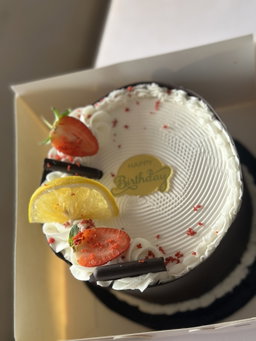 5 inches 1 layer Decadent Whipped cream Cake 