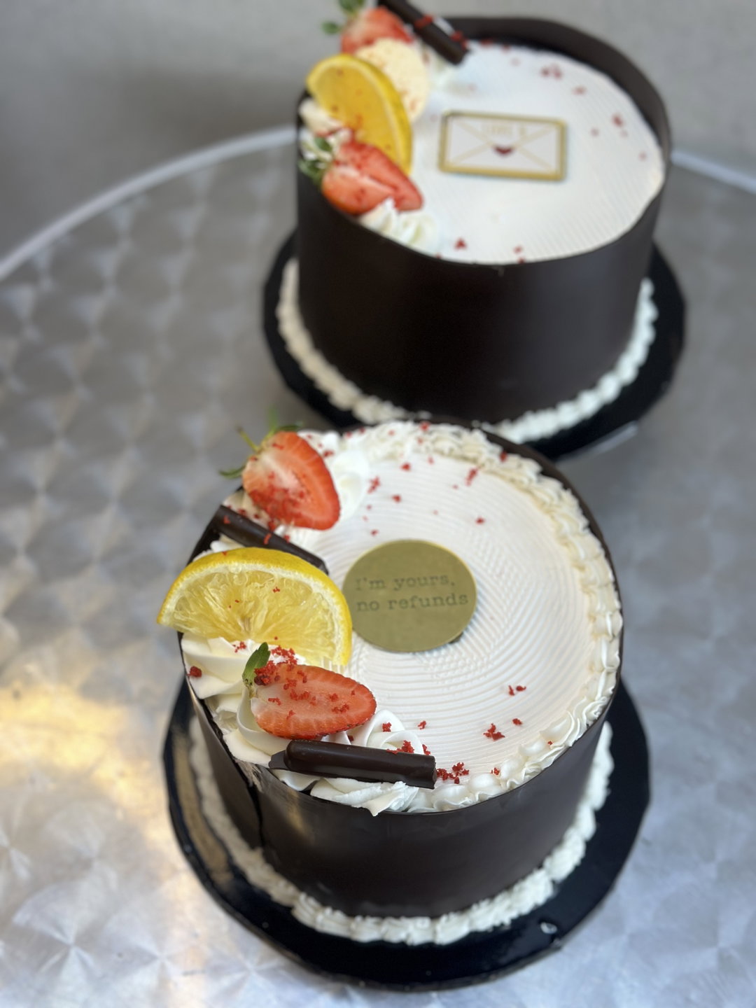6 inches 1 layer Decadent Whipped cream Cake