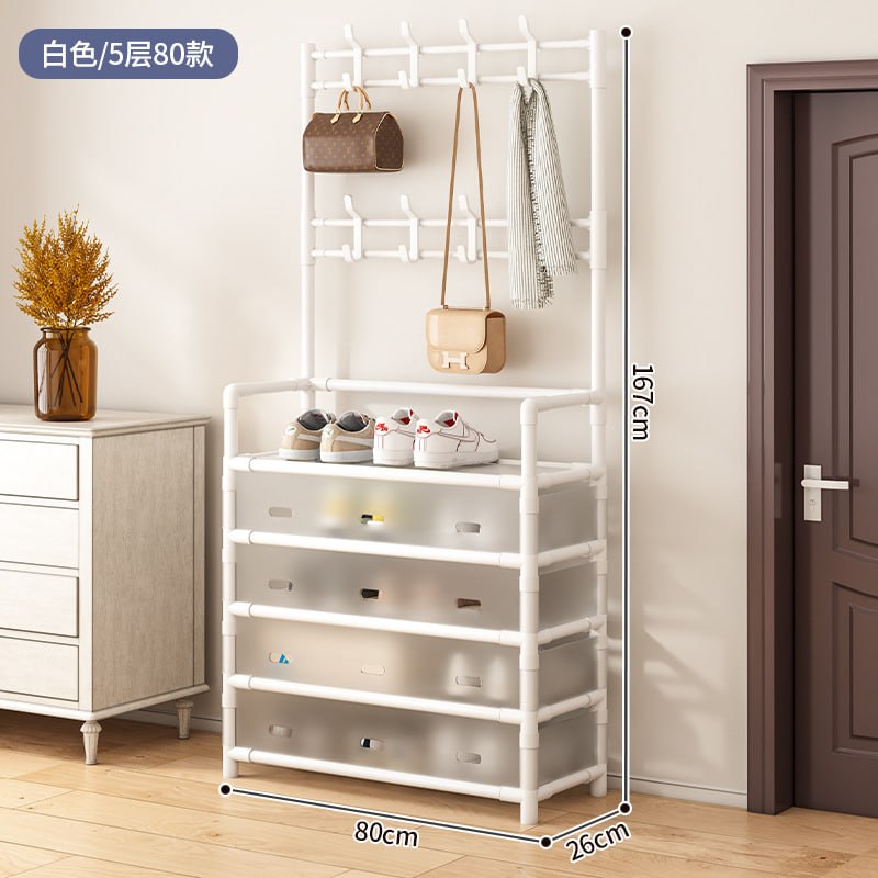 DUSTCOVER CLOTH HANGER SHOE RACK_7