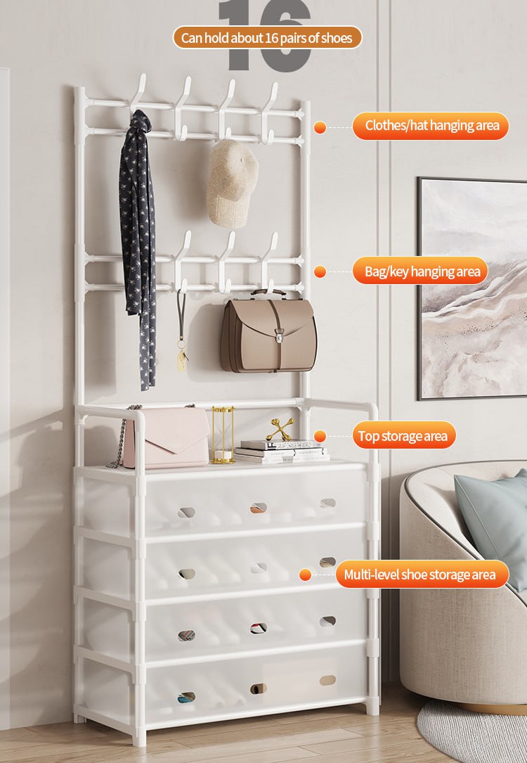 DUSTCOVER CLOTH HANGER SHOE RACK_2