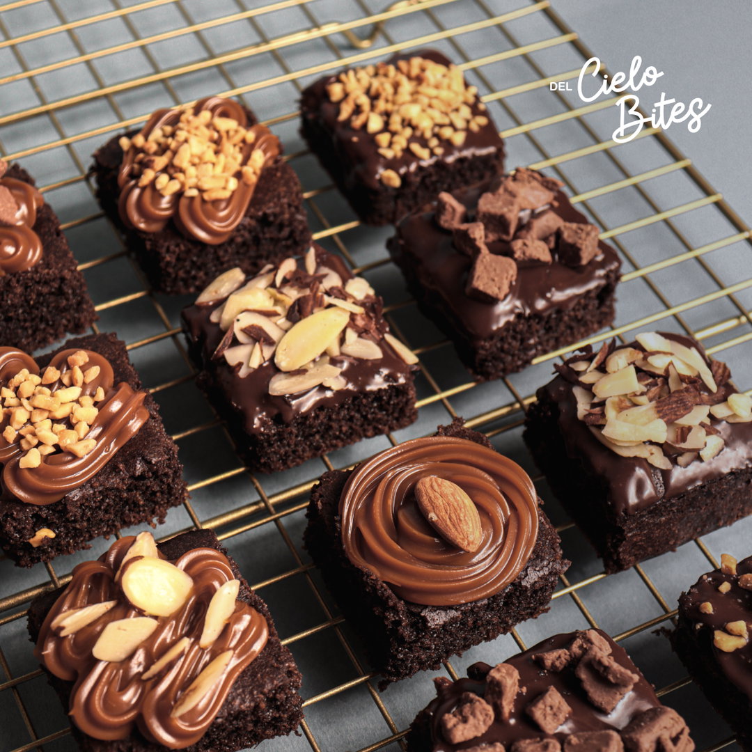 Keto Mini Brownie Topping Variado
