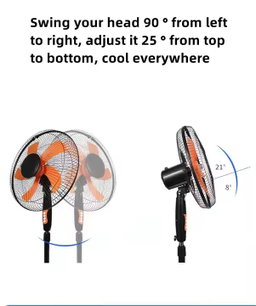 16 INCH DELUXE FLOOR ELECTRIC FAN (KIPAS)