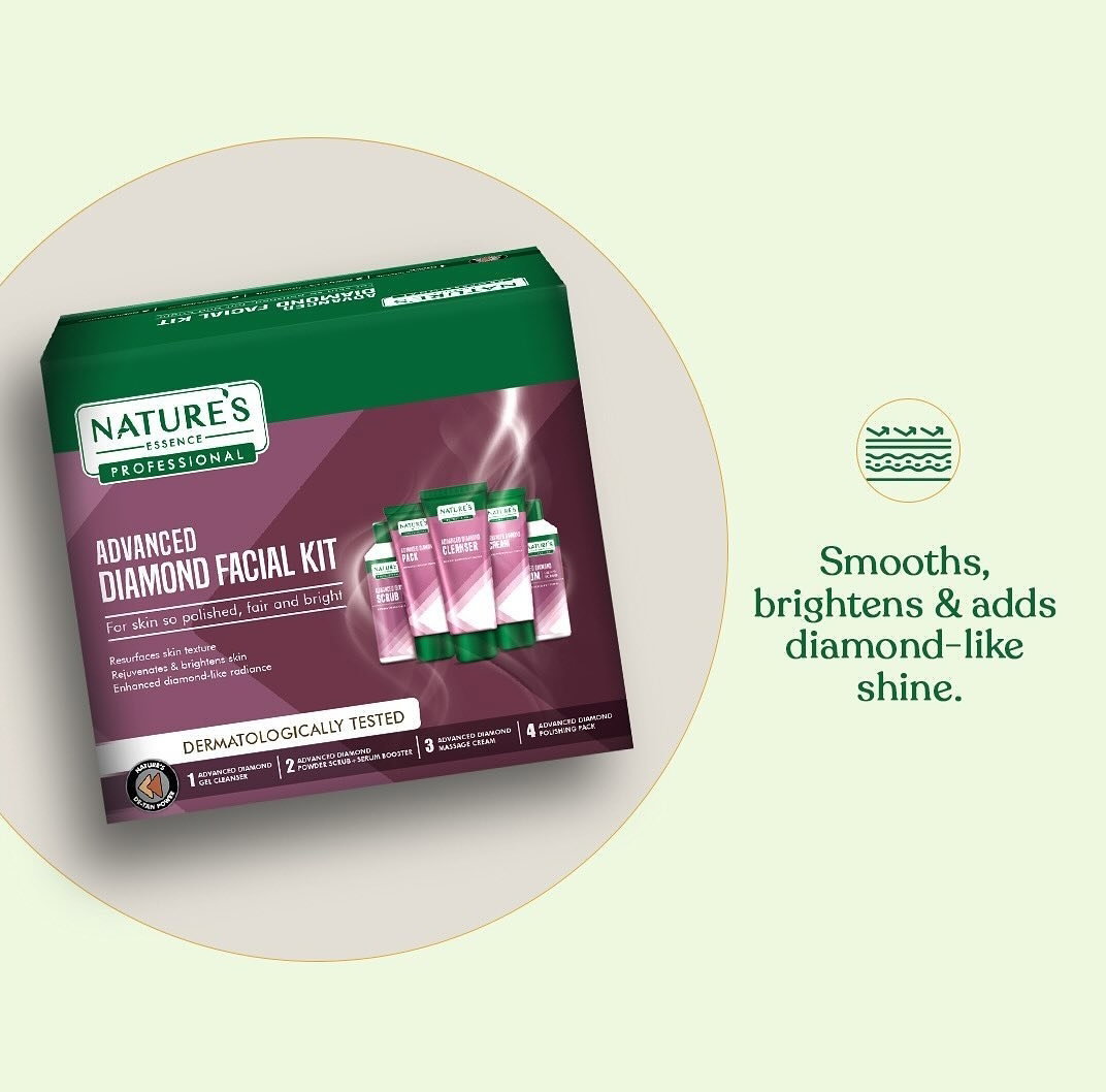 Diamond Facial Kit 450gm - Natures Essence