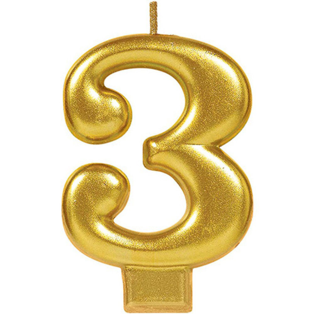 Velas Numericas Happy Birthday Douradas_6